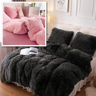 Roupa para cama de lã quente + 2 fronhas GRÁTIS | SNUGGBED