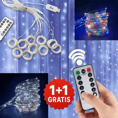 Cortina LED para férias | CURLIGHT