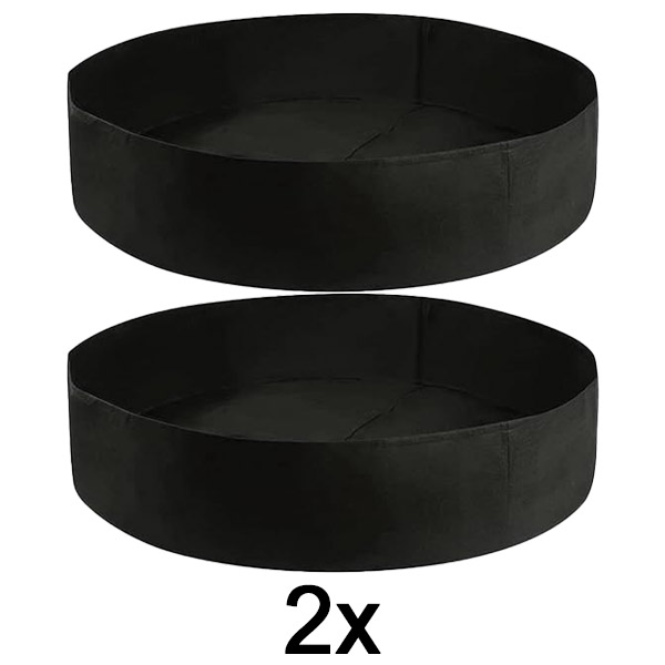 2x Canteiro elevado em tecido – 90 x 30 cm, feltro respirável | PLANTIE