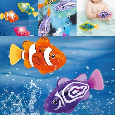 Brinquedo robô peixe nadador (4 un./conjunto) | FISHISWIM